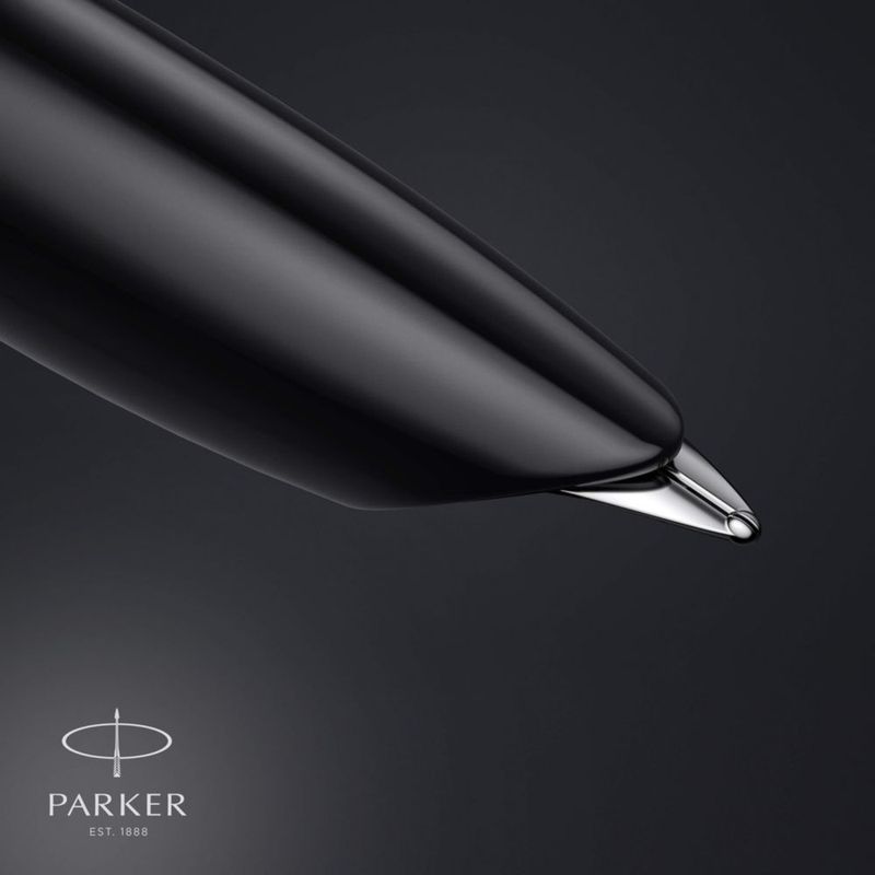 Pluma estilográfica Parker 51 negra de punta fina – Caja de regalo