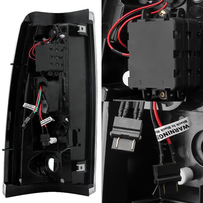 Luces traseras LED AKKON para Silverado 03-06 / Sierra 04-06 negro