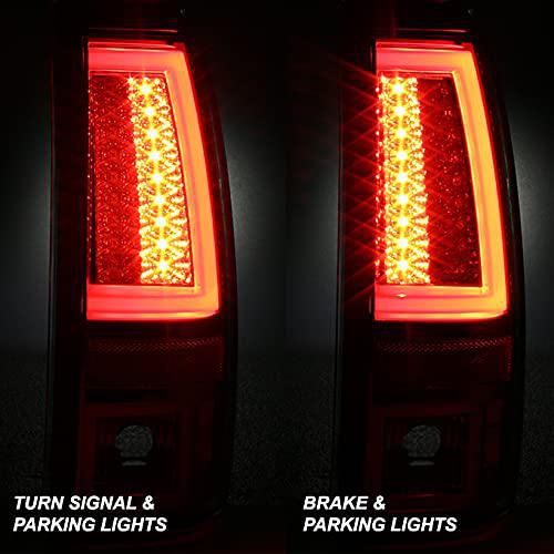Luces traseras LED AKKON para Silverado 03-06 / Sierra 04-06 negro