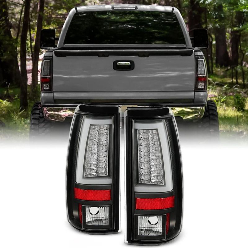 Luces traseras LED AKKON para Silverado 03-06 / Sierra 04-06 negro