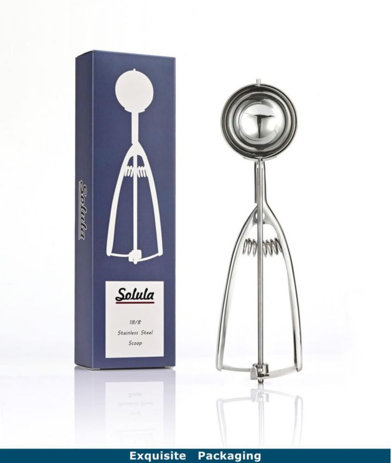 Cucharón de Cocina Solula 56 cm Acero Inoxidable 18/8