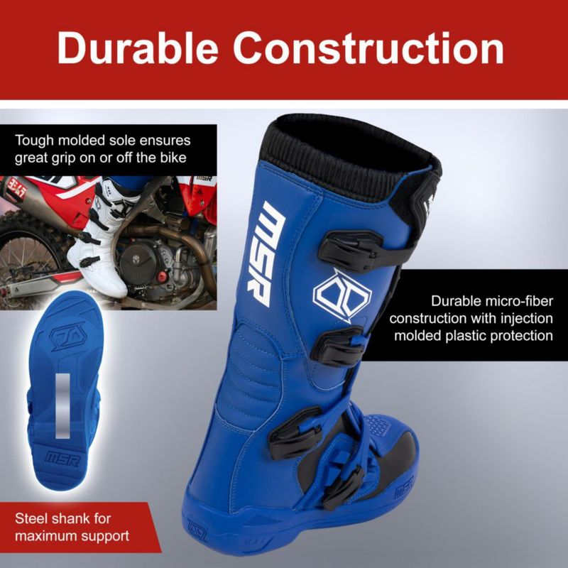 Botas de Motocross MSR M3X para Hombre