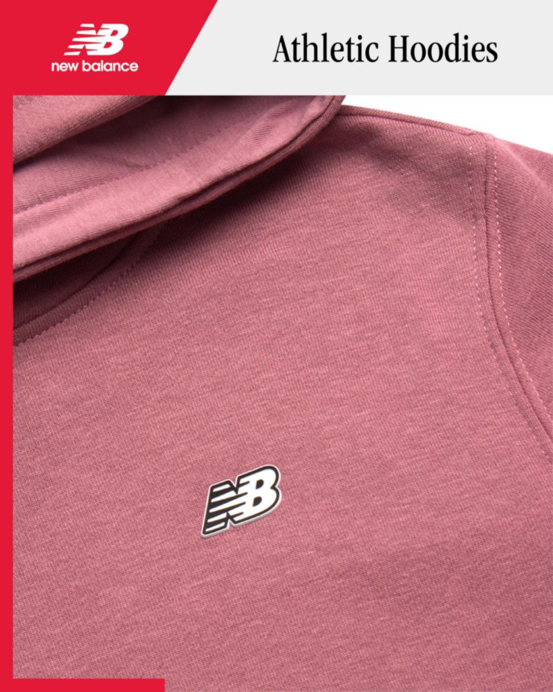 Sudadera con capucha New Balance de algodón y forro polar bolsillo tallas 2T-20
