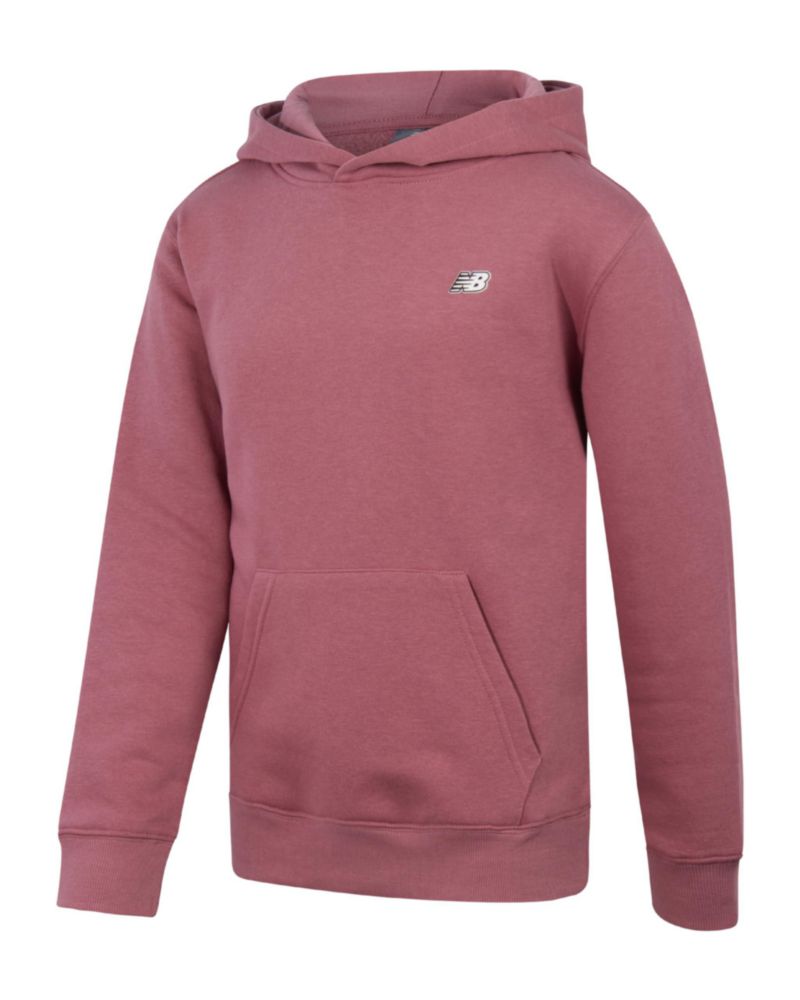 Sudadera con capucha New Balance de algodón y forro polar bolsillo tallas 2T-20