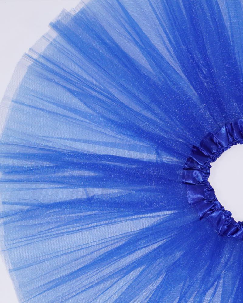 Falda tutú SUFEINI de 41 cm para adultos – Azul vibrante