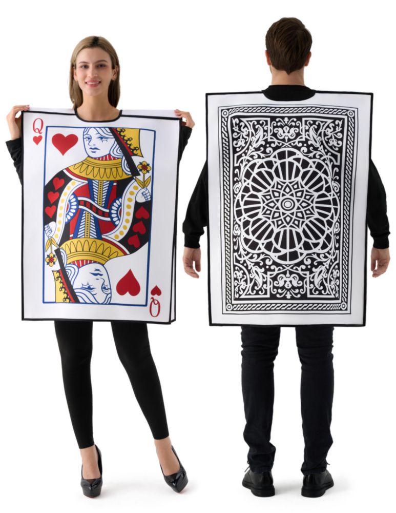 Disfraz de Rey y Reina de Carta – Juego de 2 piezas – Spooktacular Creations