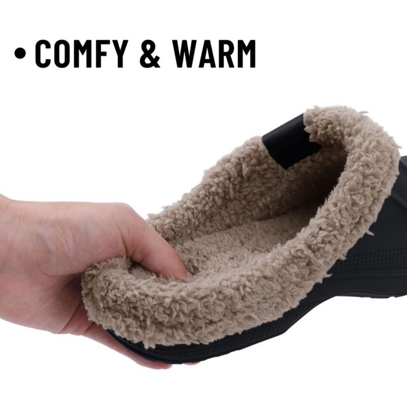 Pantufla Unisex Beslip con Forro de Piel Sintética Espuma de Memoria y Suela Antideslizante