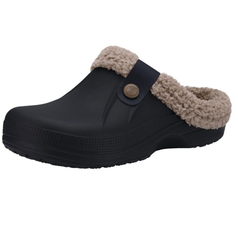 Pantufla Unisex Beslip con Forro de Piel Sintética Espuma de Memoria y Suela Antideslizante