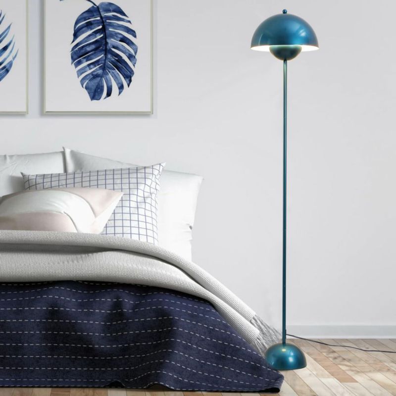 Lámpara de pie COSYLUX Azul Perla estilo mid-century modern