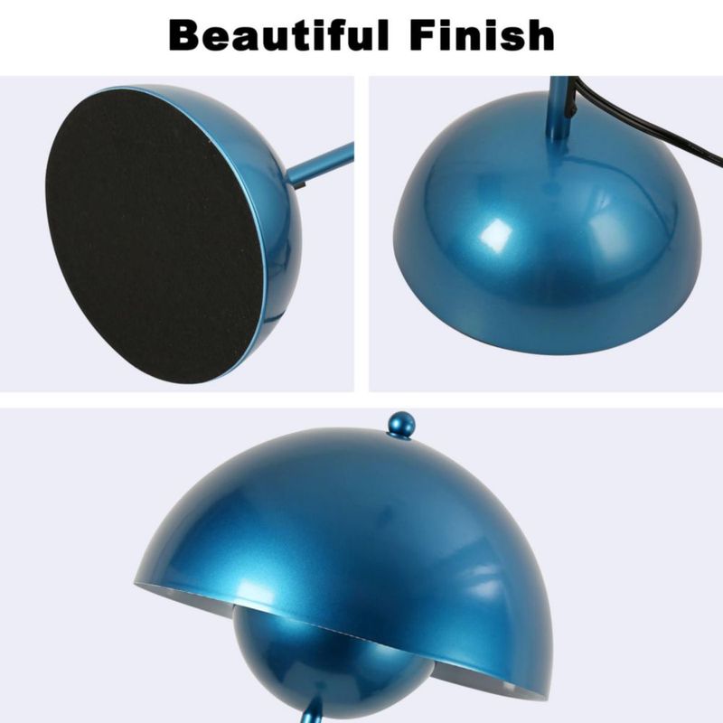 Lámpara de pie COSYLUX Azul Perla estilo mid-century modern