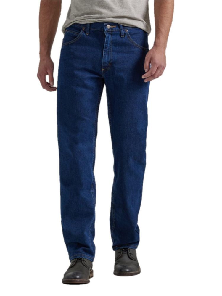 Jeans Wrangler Corte Regular 28W x 32L Índigo Oscuro Flex