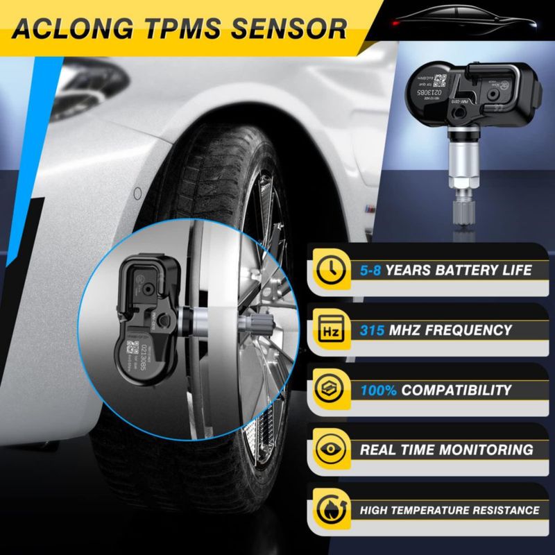 Sensor TPMS ACLONG 315MHz Toyota 4260706020