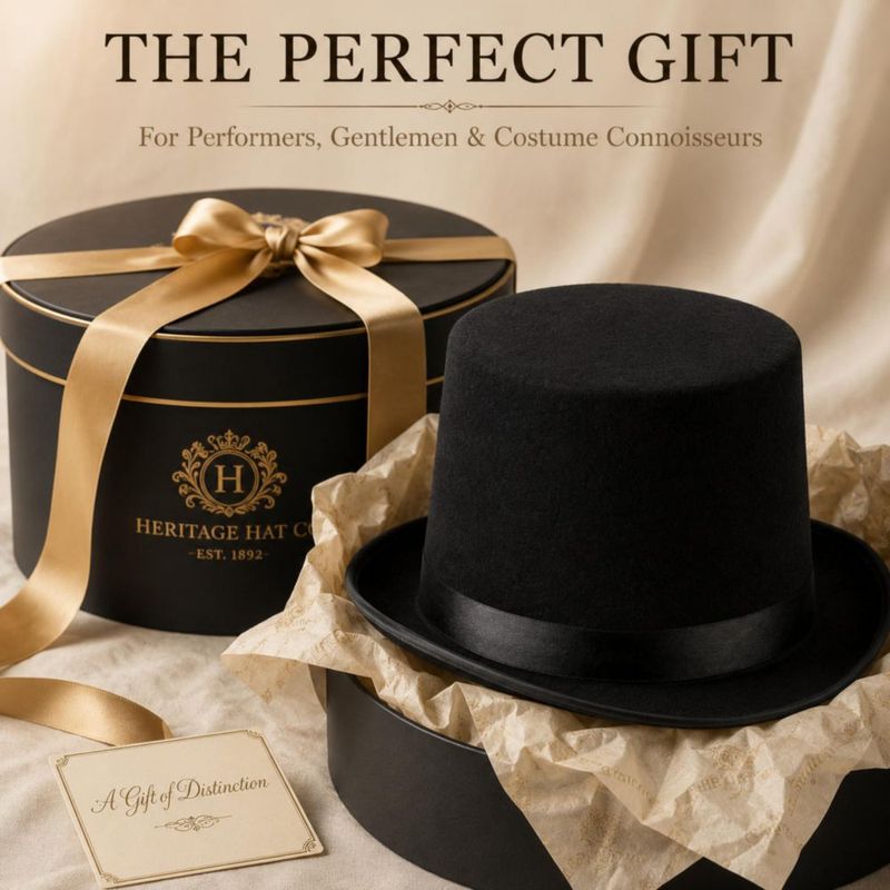 Sombrero de Copa COLLECT PRESENT Negro Unisex Talla Única