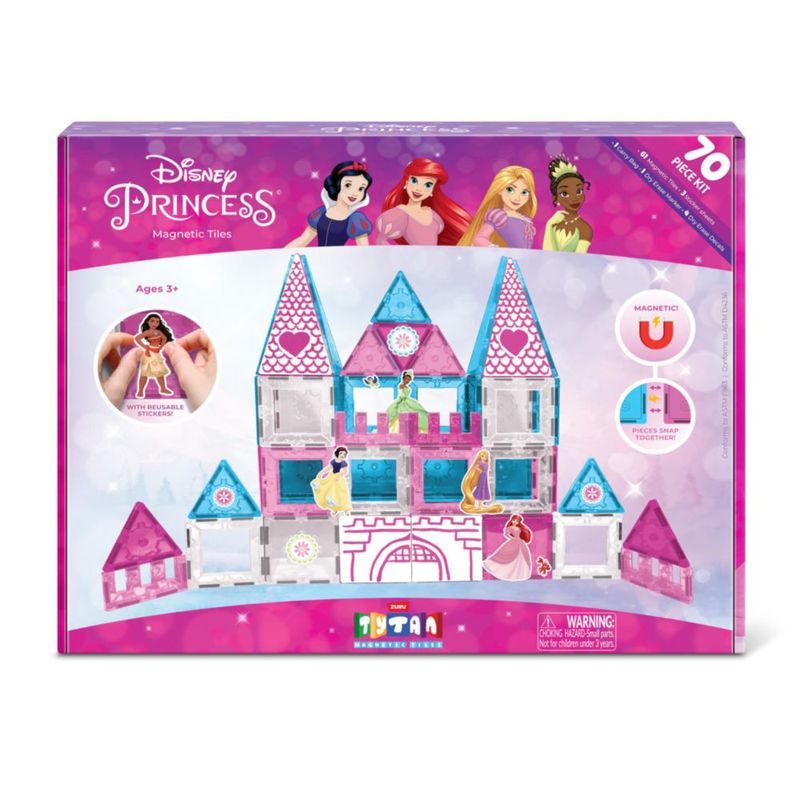 Baldosas Magnéticas Tyton Disney Princess 70 Piezas S1