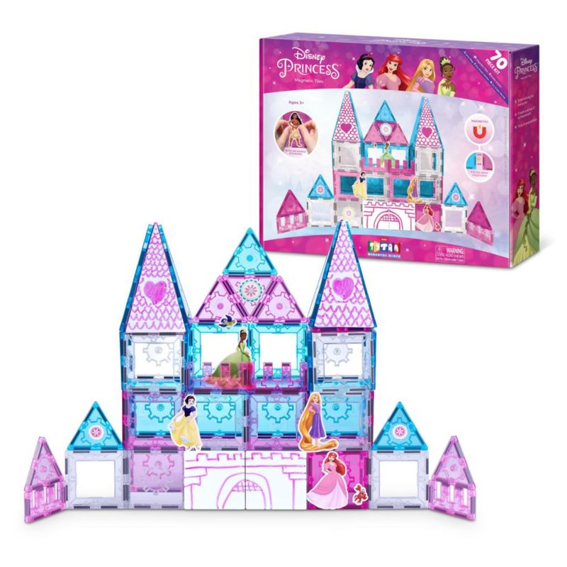 Baldosas Magnéticas Tyton Disney Princess 70 Piezas S1