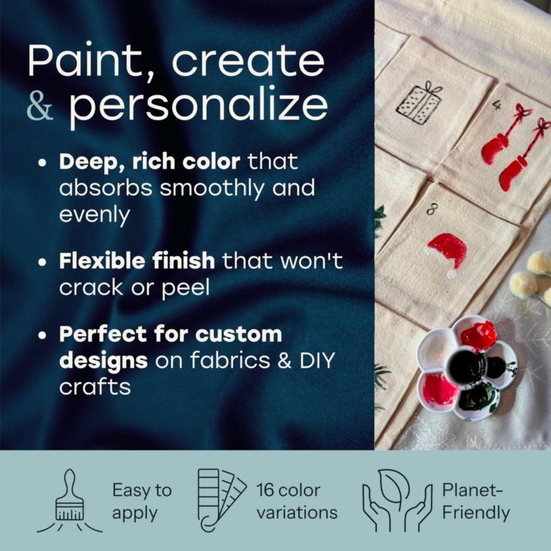Pintura para Tela Fabricoat Negra - DIY Artes y Manualidades