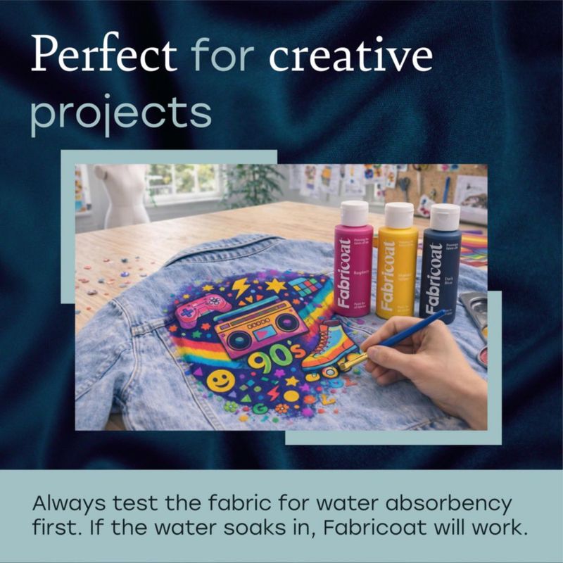Pintura para Tela Fabricoat Negra - DIY Artes y Manualidades