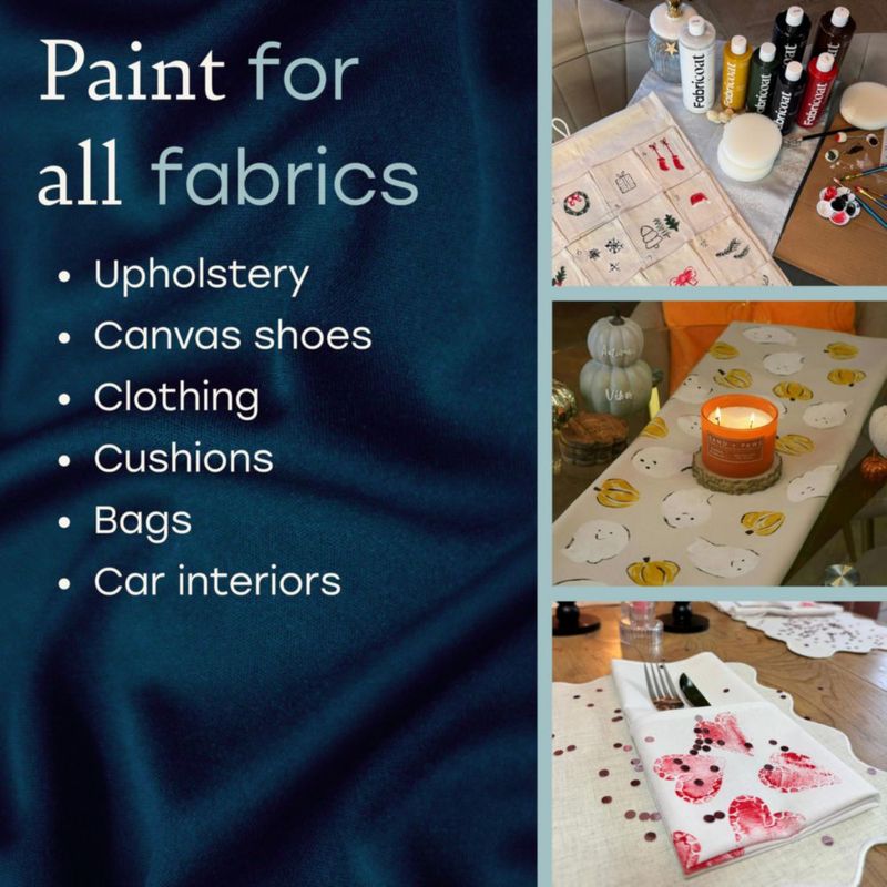 Pintura para Tela Fabricoat Negra - DIY Artes y Manualidades