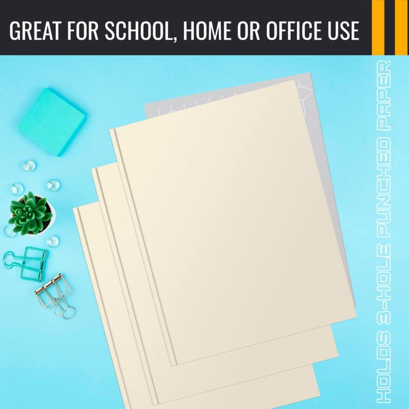 Carpeta de archivo Better Office Products - paquete de 50 unidades color blanco