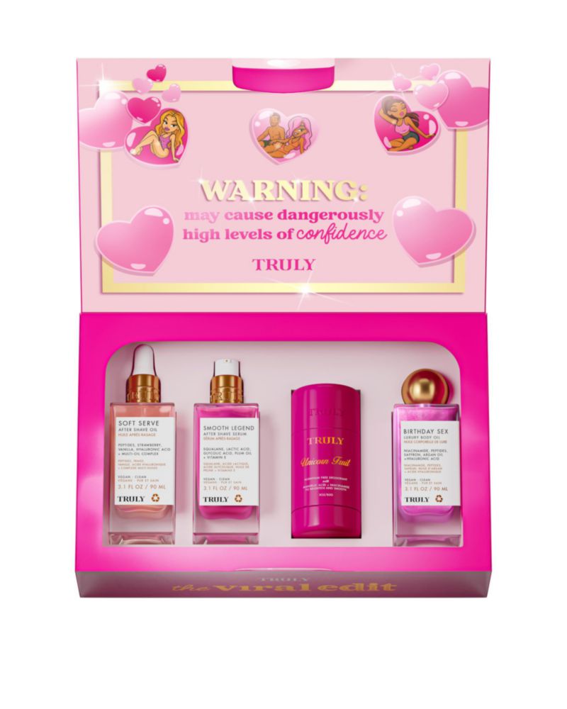 Set de Cuidado de la Piel Truly 4 Piezas Brillo e Hidratación