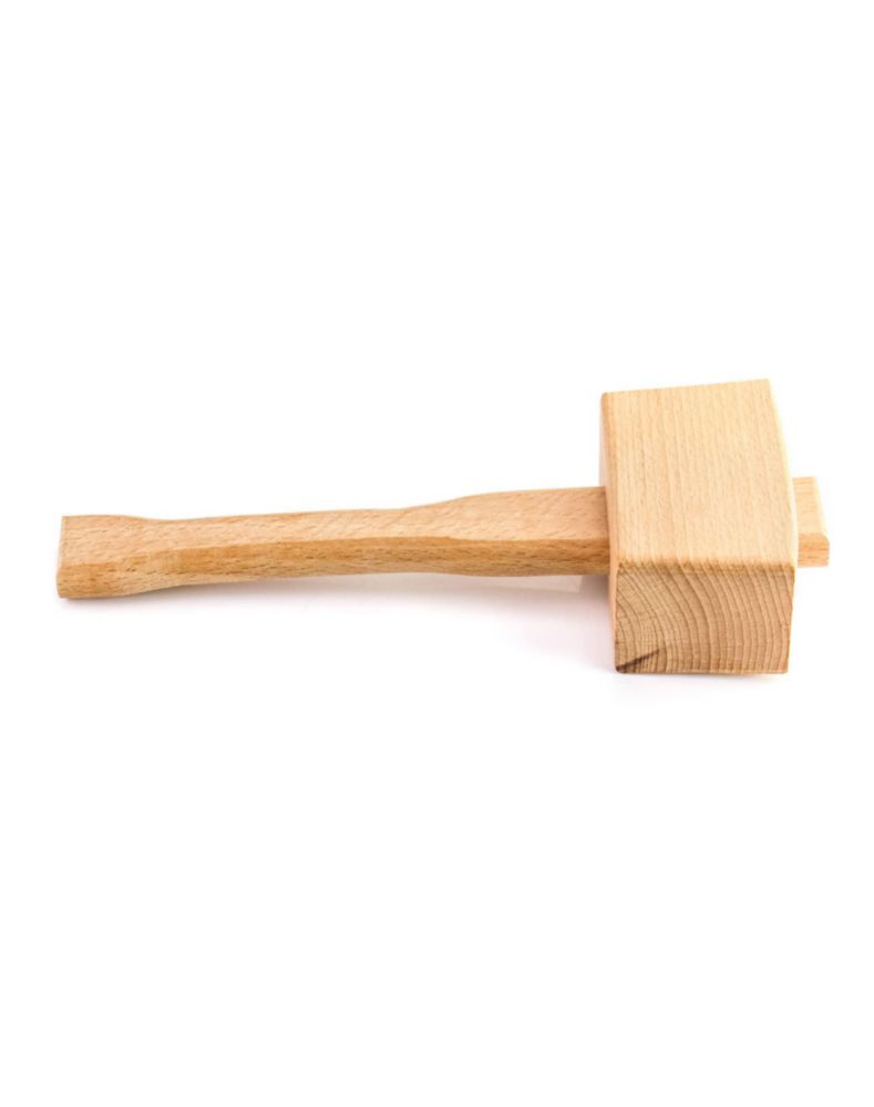 Mazo QWORK de 24 cm de madera de haya para carpintería
