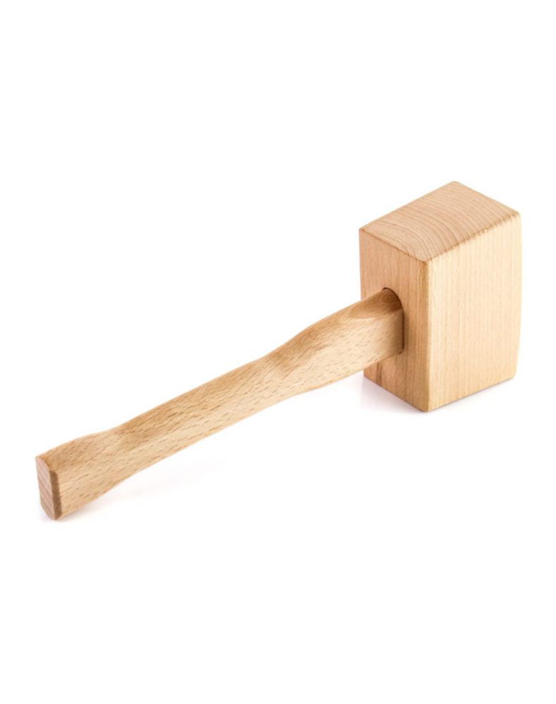 Mazo QWORK de 24 cm de madera de haya para carpintería