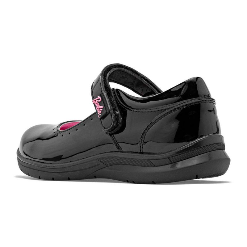 Licencias Tropicana zapato escolar barbie para niña negro charol cod 146693-D