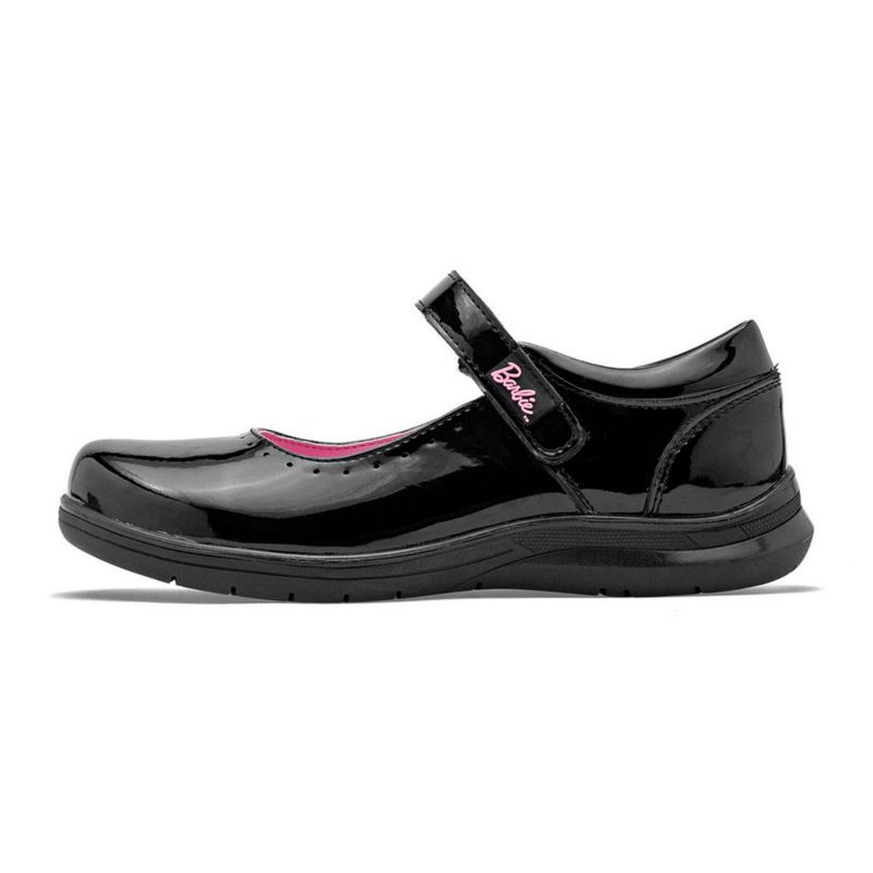Licencias Tropicana zapato escolar barbie para niña negro charol cod 146693-D