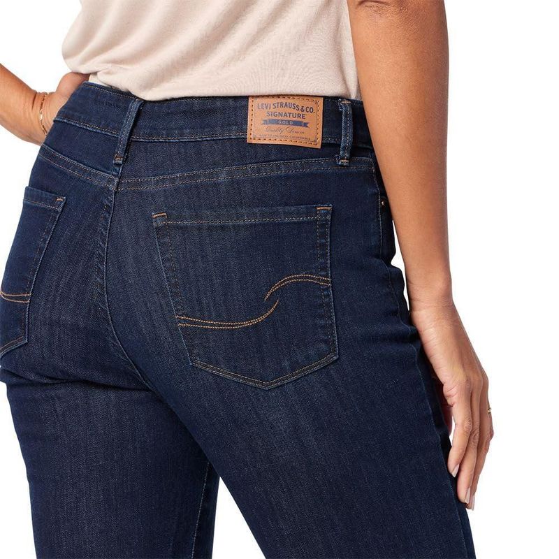 Pantalones capri Levi Strauss Signature Gold de talle medio 26 cm