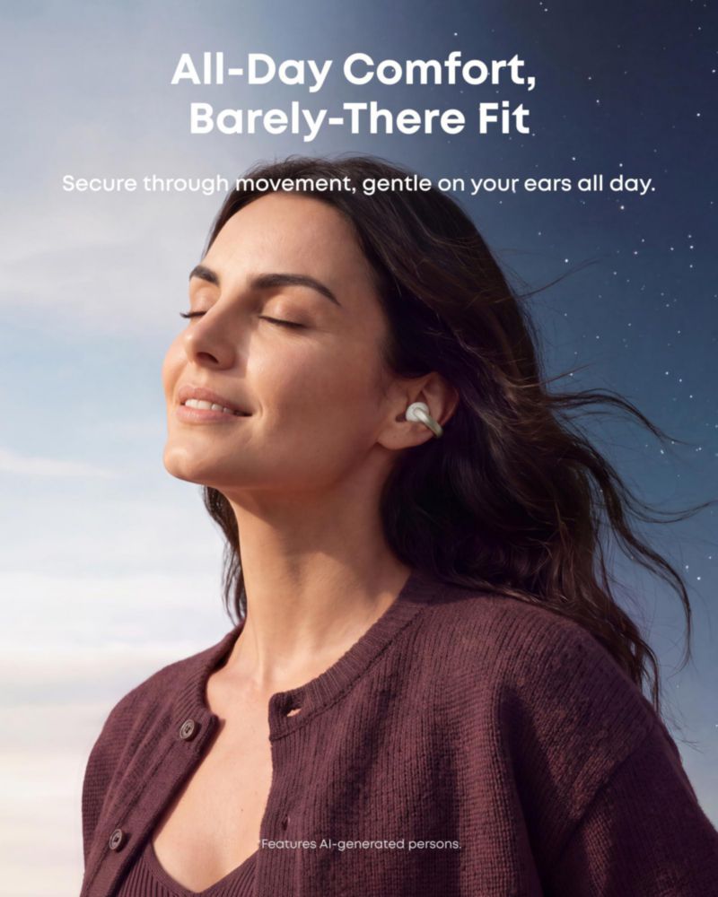 Auriculares Anker Soundcore AeroClip 2 Open-Ear con IA