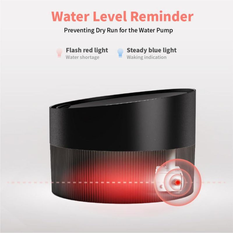 Fuente de agua para gatos BEQ 25 L ultra silenciosa sin BPA