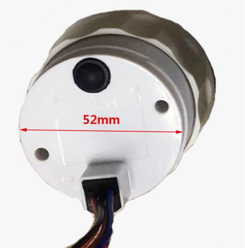 Volímetro SAMDO 52 mm 8‑16 V retroiluminación de 7 colores IP67