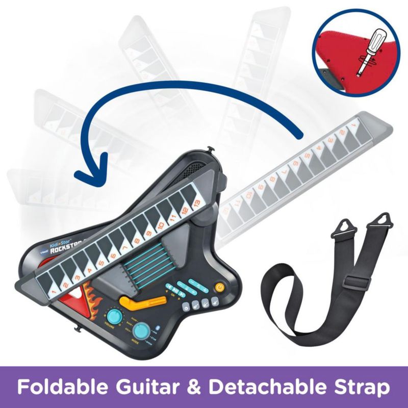 Guitarra VTech Kidi Star Rockstar Negra