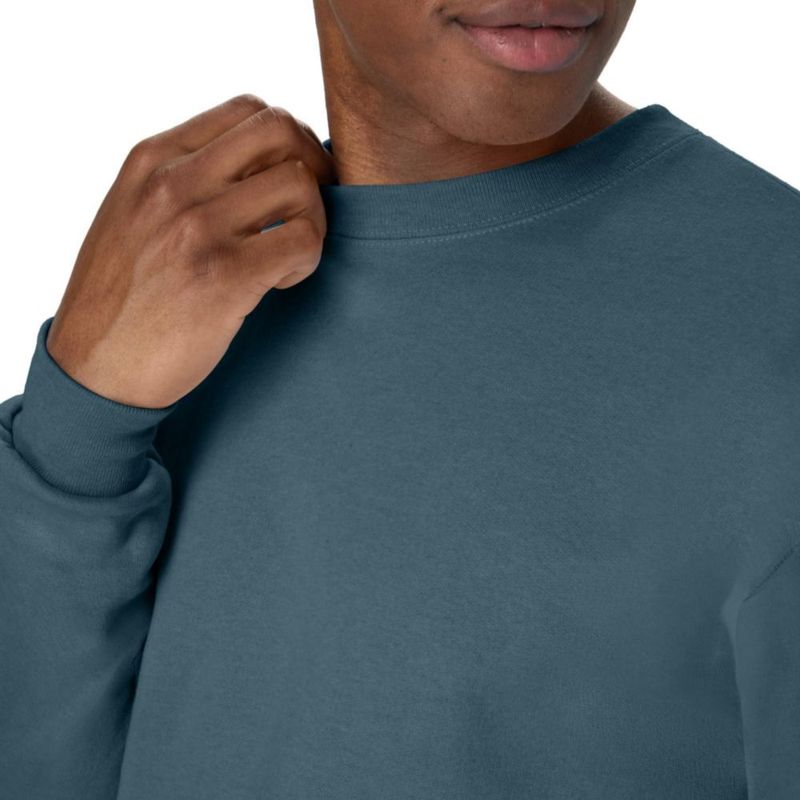 Sudadera Hanes Verde Azulado Metálico Talla Grande (Pack de 1)