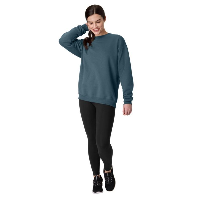 Sudadera Hanes Verde Azulado Metálico Talla Grande (Pack de 1)