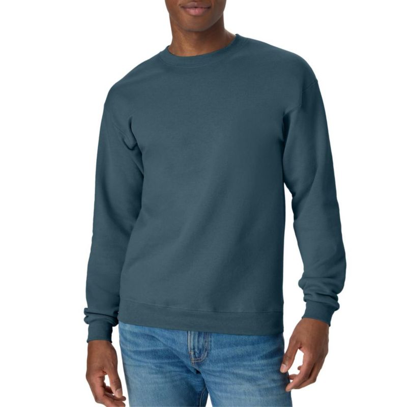 Sudadera Hanes Verde Azulado Metálico Talla Grande (Pack de 1)