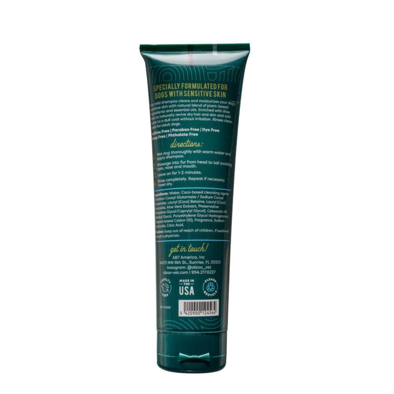 Champú para perros ALZOO 237 ml Hipoalergénico Aloe Vera