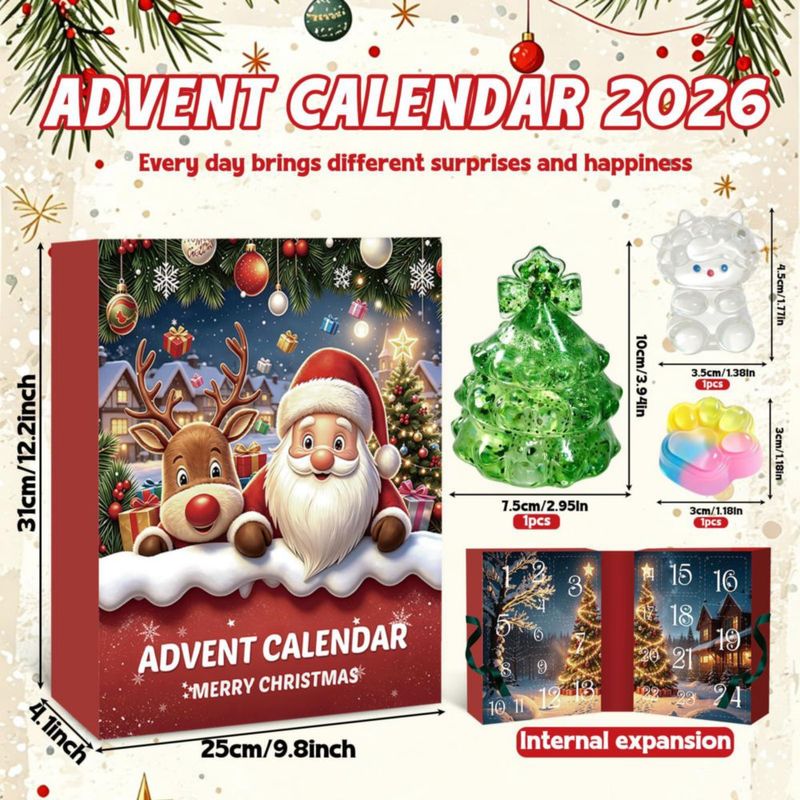 Calendario de Adviento UIPMRO 24 Días de Juguetes Antiestrés 2026