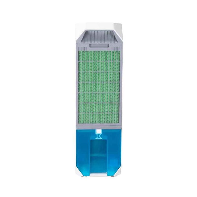 ENFRIADOR EVAPORATIVO MYTEK MOD. 3810 8 LITROS FUNCIÓN AIRE HUMIDIFICADOR VENTILADOR 2 CONTENEDORES HIELO AGARRERA INCORPORADA CON RUEDAS