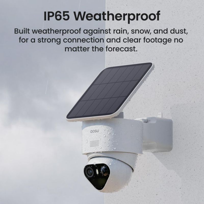 Cámara de Seguridad aosu T2 Ultra 4K Inalámbrica 360° IA
