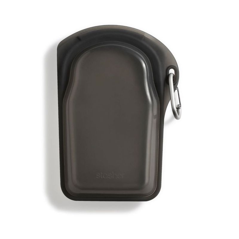 Bolsa de Almacenamiento de Alimentos Stasher 510 ml Negra Go Bag