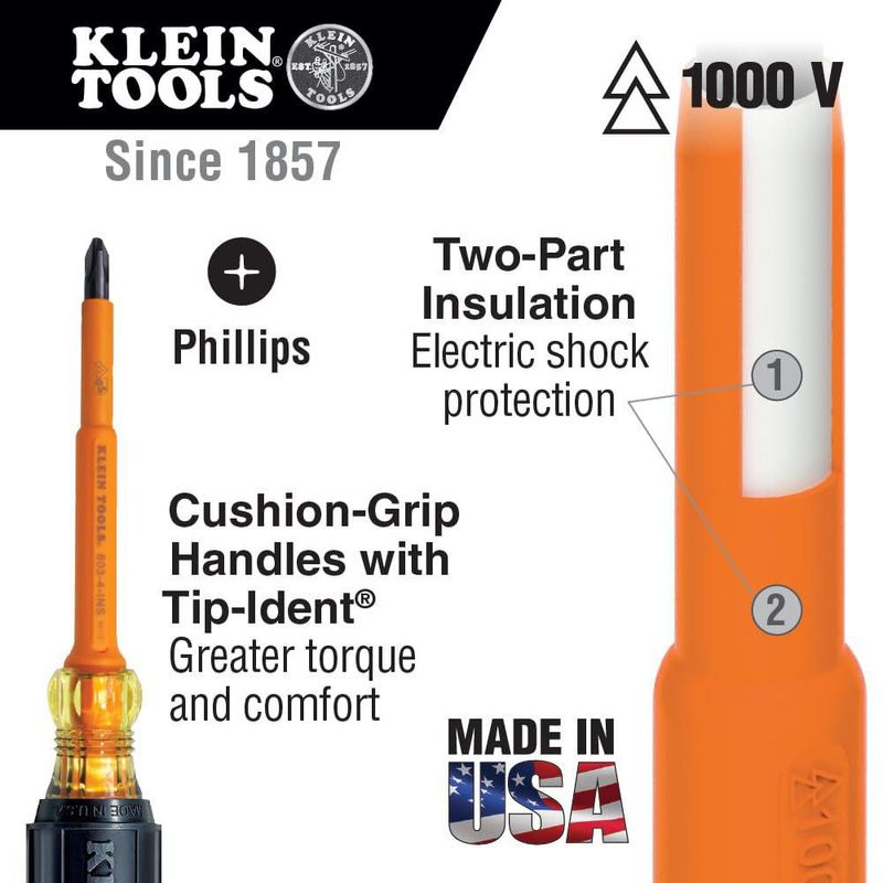 Kit de Herramientas Aisladas KLEIN TOOLS 8 Piezas 1000 V