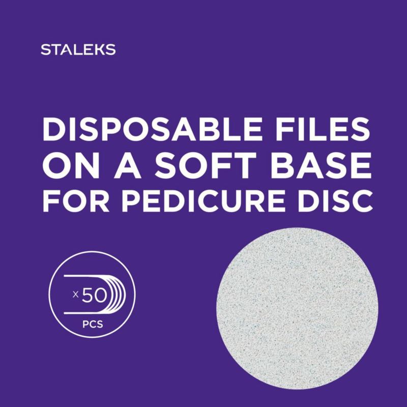 Raspador de Pies STALEKS PRO 20 mm 180 Granulado - Pack de 50