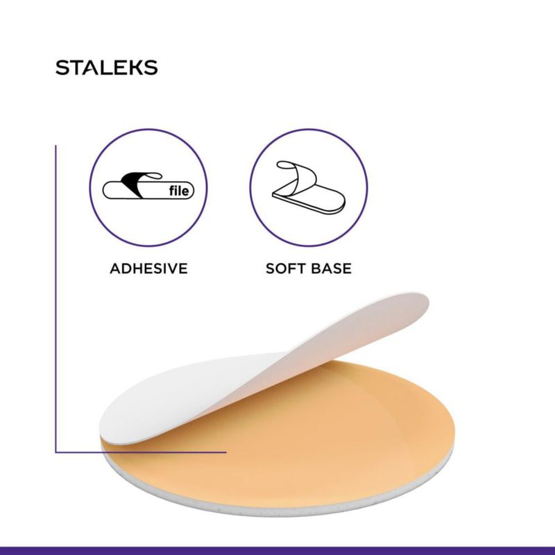 Raspador de Pies STALEKS PRO 20 mm 180 Granulado - Pack de 50
