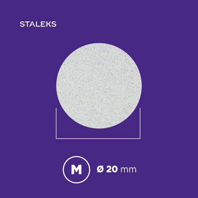 Raspador de Pies STALEKS PRO 20 mm 180 Granulado - Pack de 50