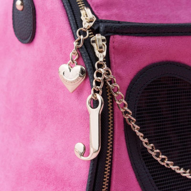 Transportadora para mascotas Juicy Couture 41 cm × 25 cm × 25 cm Rosa