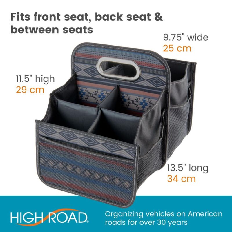 Organizador de Auto High Road con Portavasos