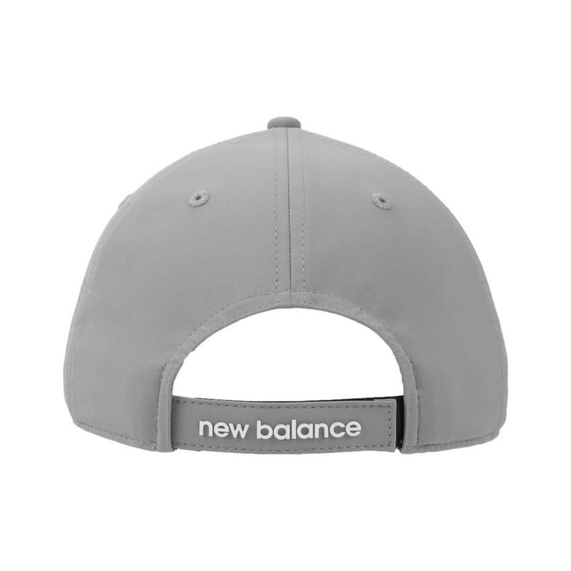 Gorra New Balance gris de malla elástica ajustable (58 cm)