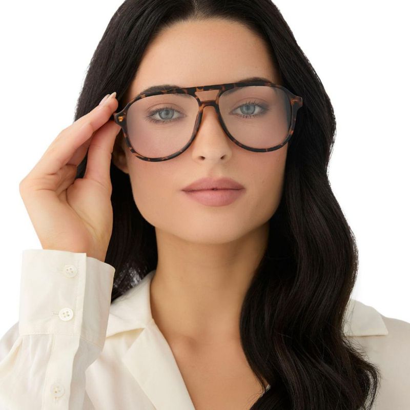 Gafas DIFF Tatum 57 mm Luz Azul Espresso Tortuga