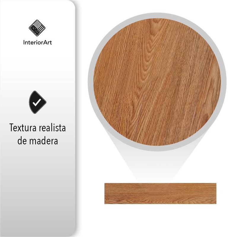 Piso Vinílico Autoadhesivo Tipo Duela 5 m² (36 Piezas) PVC Café Oscuro
